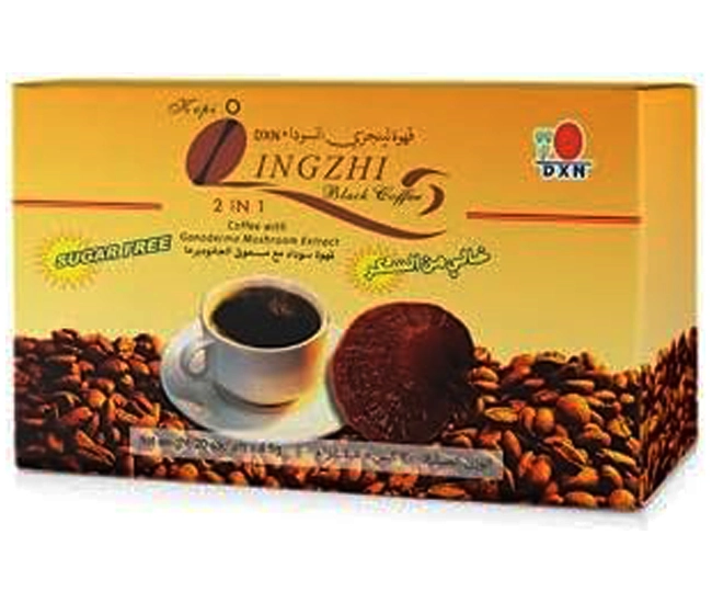 FB054 DXN Lingzhi Black Coffee 2 in 1 with Ganoderma Extract (4.5gm x 20 satchets)